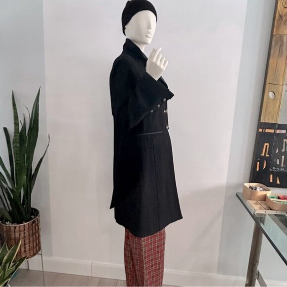 NWOT Wool Blend Military Inspired Waistcoat - Picture 8 of 15